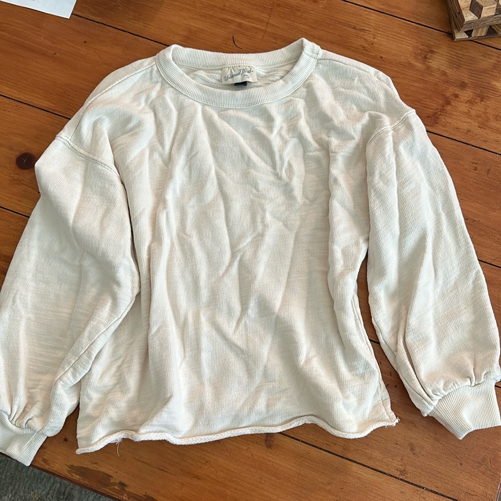 Cream Sweatshirt Universal Thread - Picture 1 of 4